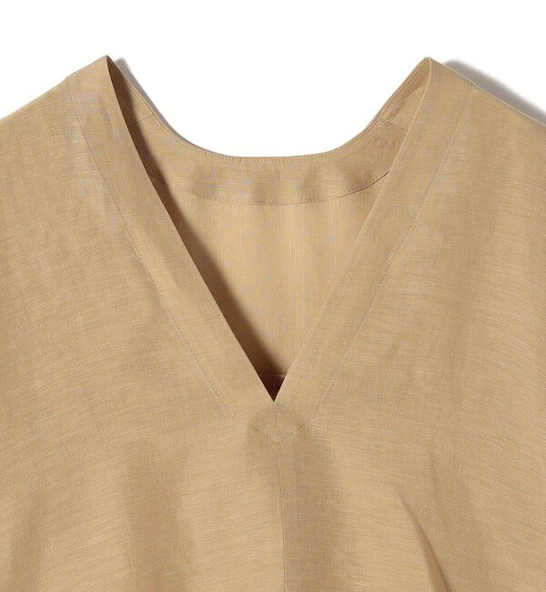 SHIPS for women「【一部WEB限定】〈手洗い可能〉IMPERIAL LINEN スキッパー ブラウス」|シャツ・ブラウス|