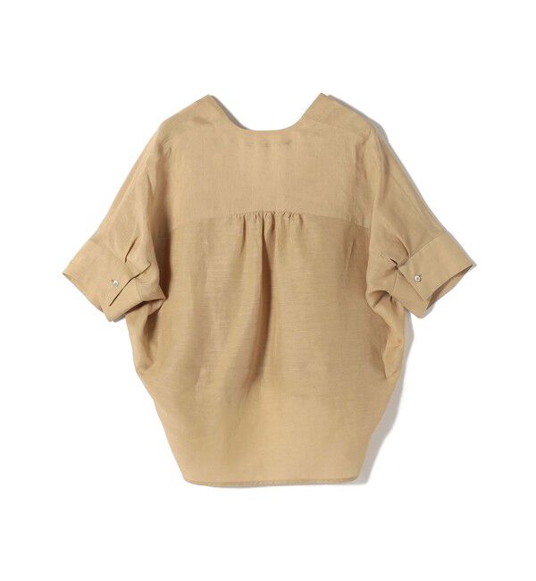 SHIPS for women「【一部WEB限定】〈手洗い可能〉IMPERIAL LINEN スキッパー ブラウス」|シャツ・ブラウス|