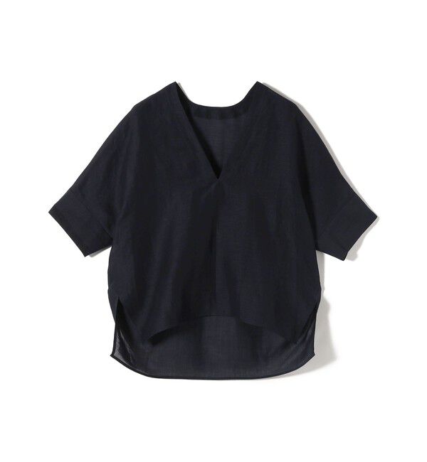 SHIPS for women「【一部WEB限定】〈手洗い可能〉IMPERIAL LINEN スキッパー ブラウス」|シャツ・ブラウス|