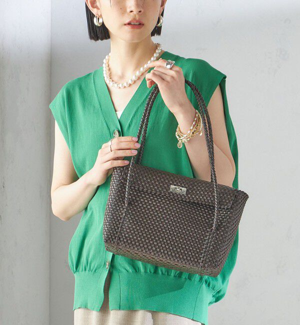 SHIPS for women「【SHIPS別注】Diminutivo:フタ付き メルカドバッグ」|かごバッグ|