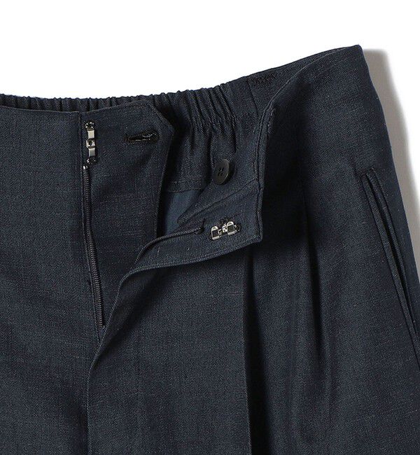 SHIPS for women「〈手洗い可能〉デニムライク 2タック ワイド パンツ」|その他|