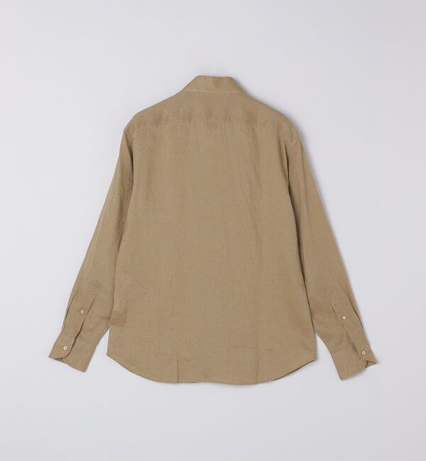 SHIPS「SHIPS: ウォッシュド リネン ソリッド シャツ」|シャツ・ブラウス|