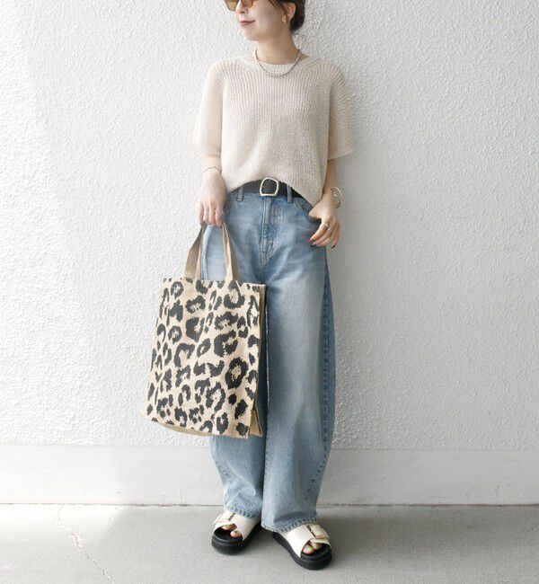 SHIPS any「SHIPS any:〈手洗い可能〉ギマ  ワイド フレンチ シアー ニット プルオーバー」|ニット・セーター|