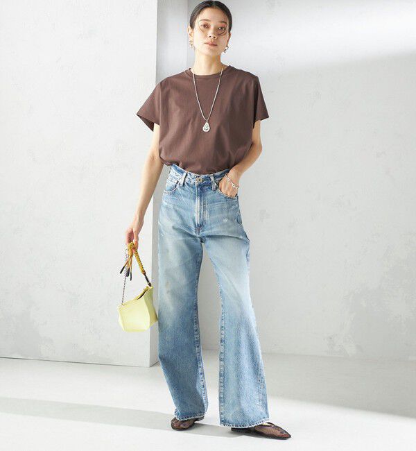 SHIPS for women「〈接触冷感〉ポンチ ドルマン TEE」|Tシャツ・カットソー|