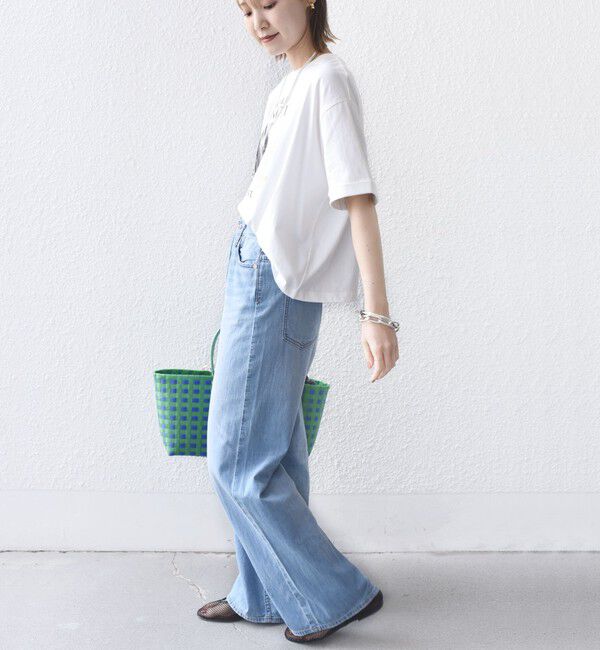 SHIPS for women「【SHIPS別注】81BRANCA:フォト ワイド TEE」|Tシャツ・カットソー|