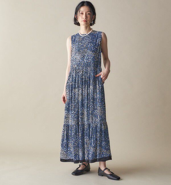 SHIPS for women「SHIPS NINE CASE:プリント ワンピース」|ワンピース|