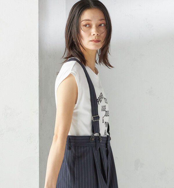 SHIPS for women「プラチナ ヴェール フレンチ スリーブ TEE」|Tシャツ・カットソー|