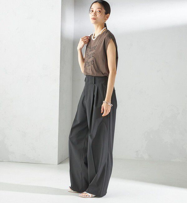 SHIPS for women「プラチナ ヴェール フレンチ スリーブ TEE」|Tシャツ・カットソー|