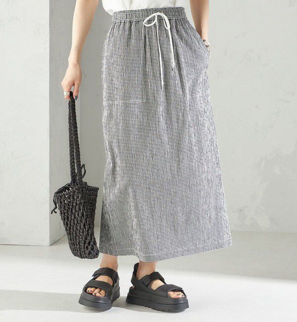 SHIPS for women「〈手洗い可能〉ACAR リップル ポケット スカート」|スカート|