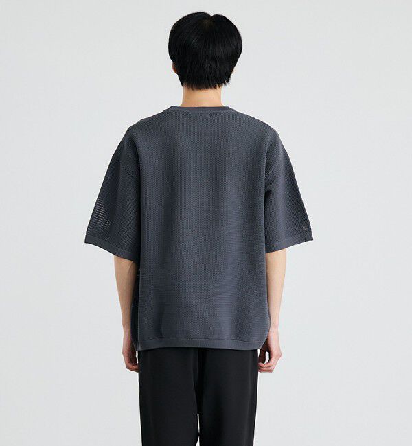 SHIPS「City Ambient Products:〈手洗い可能〉ポリエステル メッシュ ニット ショートスリーブ Tシャツ」|その他|