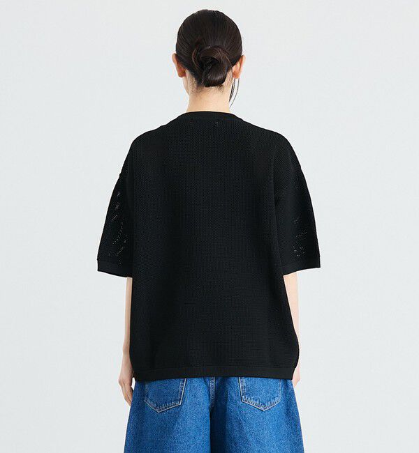 SHIPS「City Ambient Products:〈手洗い可能〉ポリエステル メッシュ ニット ショートスリーブ Tシャツ」|その他|