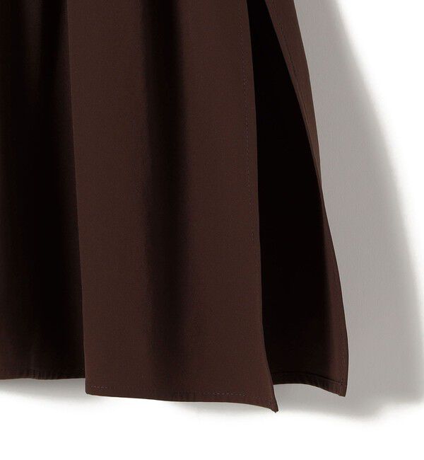 SHIPS for women「〈接触冷感 / 撥水加工〉TEX BRID(R)タフタ ギャザー ノースリーブ ブラウス」|シャツ・ブラウス|