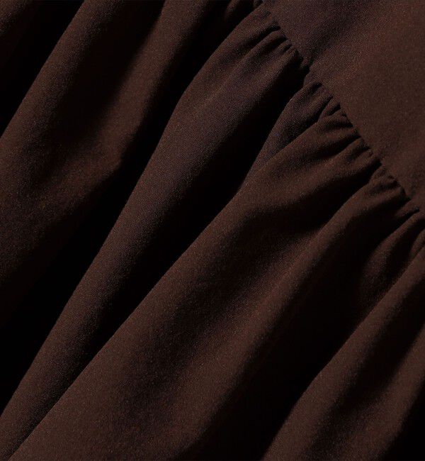 SHIPS for women「〈接触冷感 / 撥水加工〉TEX BRID(R)タフタ ギャザー ノースリーブ ブラウス」|シャツ・ブラウス|