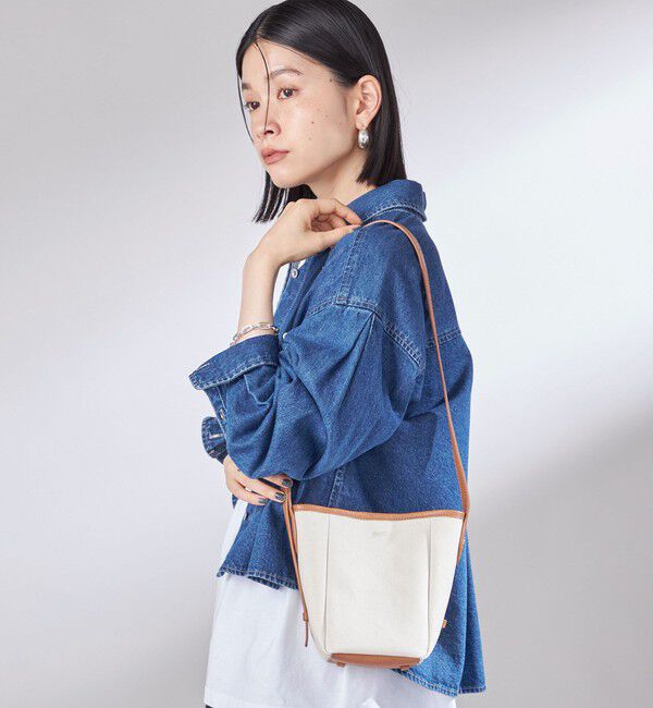 SHIPS for women「BEAURE: キャンバス ミニ バケツ バッグ」|ショルダー・メッセンジャー|