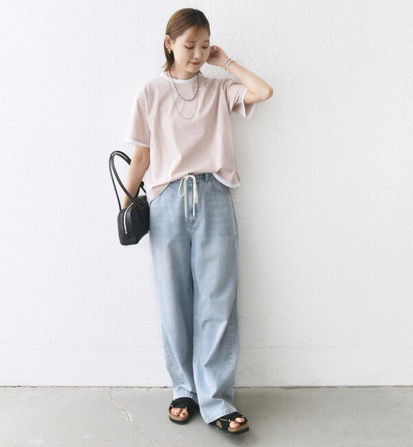 SHIPS for women「〈接触冷感〉レイヤード ライク TEE」|Tシャツ・カットソー|