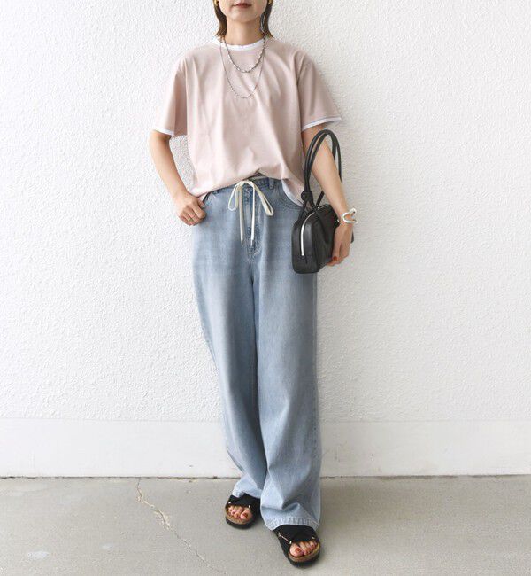 SHIPS for women「〈接触冷感〉レイヤード ライク TEE」|Tシャツ・カットソー|