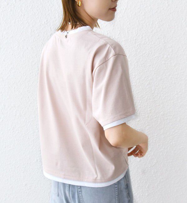 SHIPS for women「〈接触冷感〉レイヤード ライク TEE」|Tシャツ・カットソー|