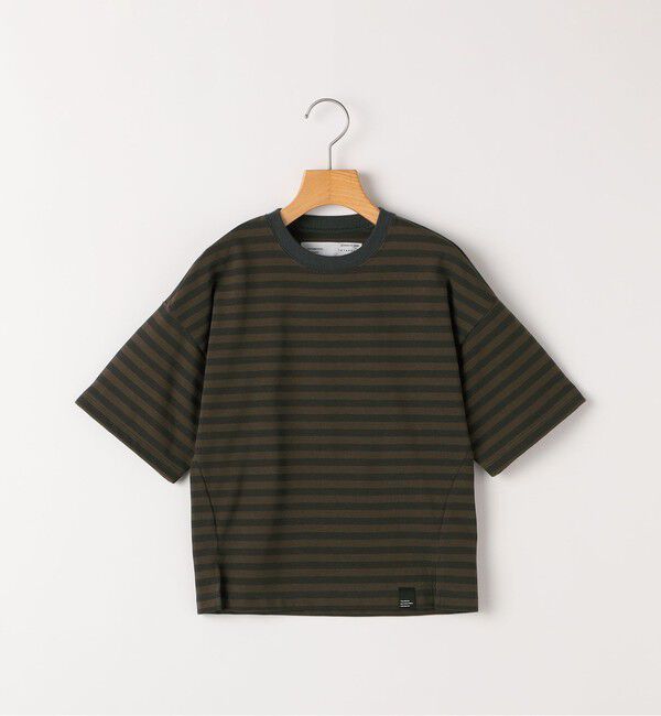SHIPS KIDS「THYARD:100～130cm / ボーダー Tシャツ」|Tシャツ・カットソー|ブラウン
