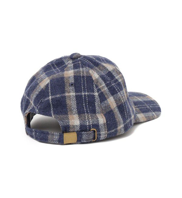 SHIPS any「SHIPS any:〈消臭/抗菌〉ウールライク タータンチェック 6パネル キャップ」|キャップ・キャスケット|