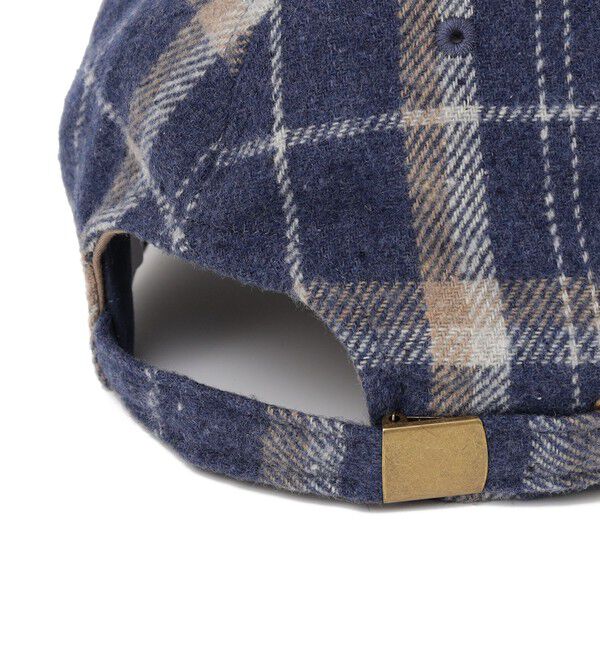 SHIPS any「SHIPS any:〈消臭/抗菌〉ウールライク タータンチェック 6パネル キャップ」|キャップ・キャスケット|