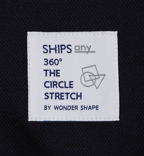 SHIPS any「SHIPS any: 360&deg; THE CIRCLE STRETCH ジャガード ジャージー ジャケット(セットアップ対応)◇」|テーラードジャケット|