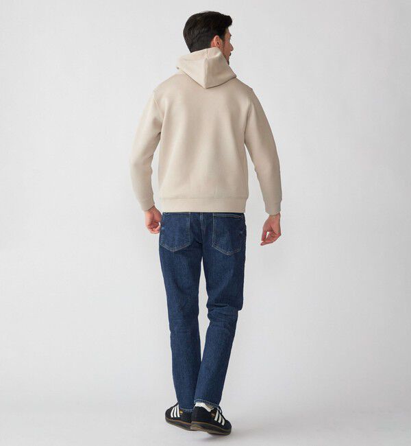 SHIPS「【WEB限定】SHIPS: コットン ポリ ダブル ニット フーディー パーカ (セットアップ対応)」|パーカー|