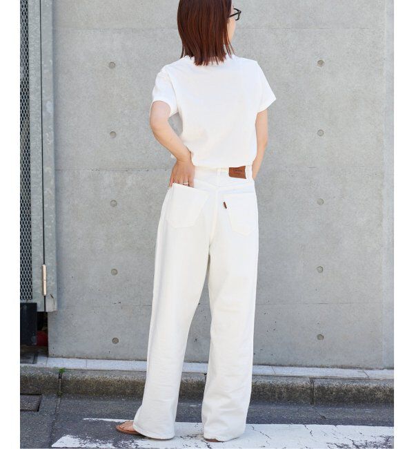 OUTDOOR PRODUCTS Usual Things「追加3 ULTライトデニムハイライズルーズ5PKT」|デニム|