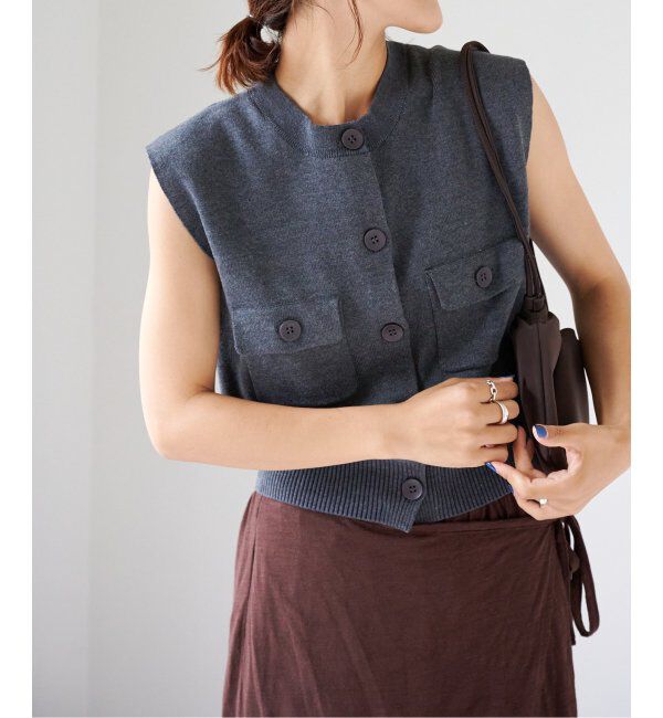 OUTDOOR PRODUCTS Usual Things「ライトウェイトニットベスト」|ベスト・ジレ|