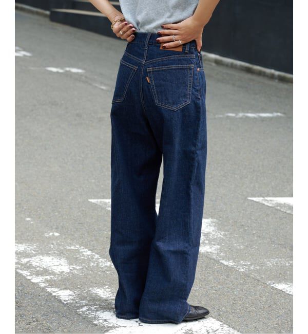 OUTDOOR PRODUCTS Usual Things「追4 ULTデニムハイライズルーズ5PKT」|デニム|