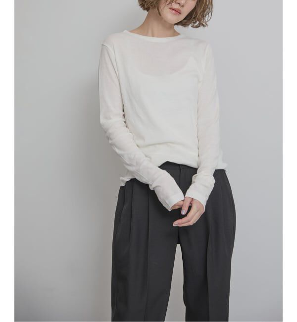 OUTDOOR PRODUCTS Usual Things「追加7 シアーリブルーズロンTEE」|Tシャツ・カットソー|ホワイト