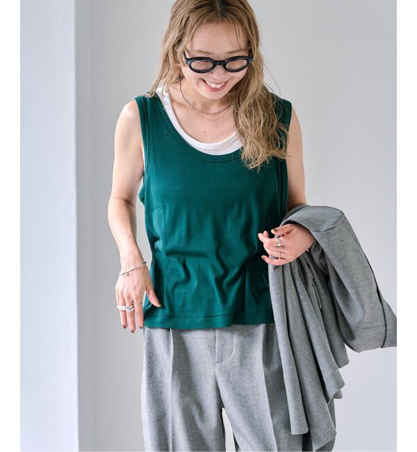 OUTDOOR PRODUCTS Usual Things「シアーリブタンクトップ」|Tシャツ・カットソー|