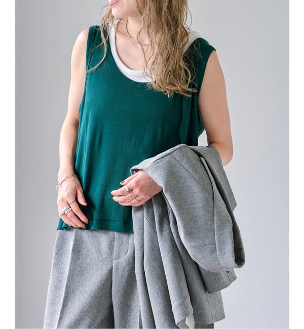 OUTDOOR PRODUCTS Usual Things「シアーリブタンクトップ」|Tシャツ・カットソー|