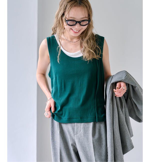 OUTDOOR PRODUCTS Usual Things「シアーリブタンクトップ」|Tシャツ・カットソー|