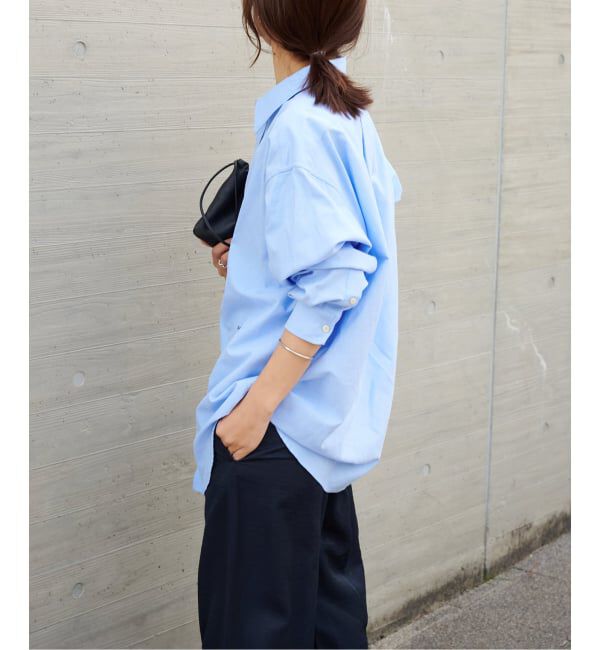 OUTDOOR PRODUCTS Usual Things「≪予約≫RATIONAL GIRLロゴ刺繍オックスフォードシャツ」|シャツ・ブラウス|