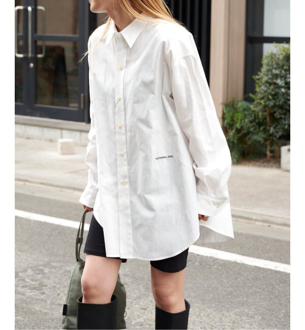 OUTDOOR PRODUCTS Usual Things「≪予約≫RATIONAL GIRLロゴ刺繍オックスフォードシャツ」|シャツ・ブラウス|
