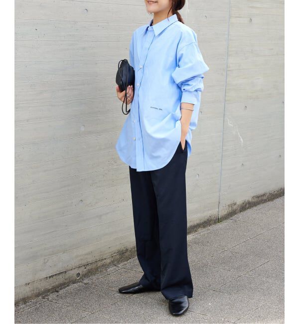 OUTDOOR PRODUCTS Usual Things「≪予約≫RATIONAL GIRLロゴ刺繍オックスフォードシャツ」|シャツ・ブラウス|