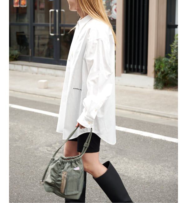 OUTDOOR PRODUCTS Usual Things「≪予約≫RATIONAL GIRLロゴ刺繍オックスフォードシャツ」|シャツ・ブラウス|