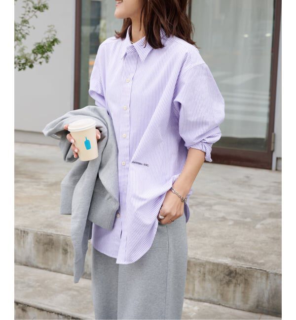 OUTDOOR PRODUCTS Usual Things「≪予約≫RATIONAL GIRLロゴ刺繍オックスフォードシャツ」|シャツ・ブラウス|