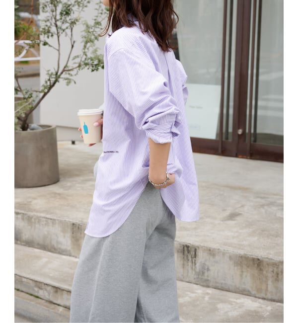 OUTDOOR PRODUCTS Usual Things「≪予約≫RATIONAL GIRLロゴ刺繍オックスフォードシャツ」|シャツ・ブラウス|