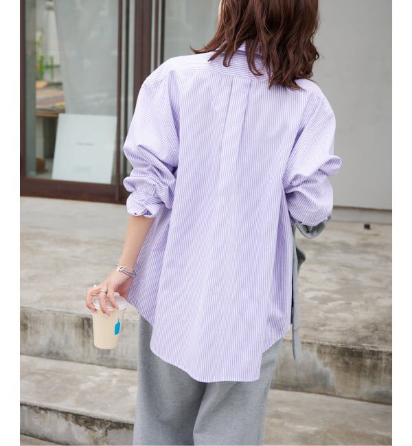 OUTDOOR PRODUCTS Usual Things「≪予約≫RATIONAL GIRLロゴ刺繍オックスフォードシャツ」|シャツ・ブラウス|