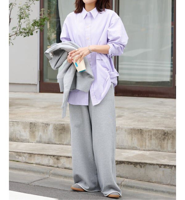 OUTDOOR PRODUCTS Usual Things「≪予約≫RATIONAL GIRLロゴ刺繍オックスフォードシャツ」|シャツ・ブラウス|