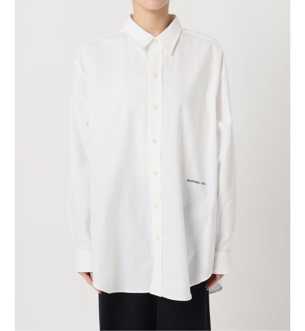 OUTDOOR PRODUCTS Usual Things「≪予約≫RATIONAL GIRLロゴ刺繍オックスフォードシャツ」|シャツ・ブラウス|