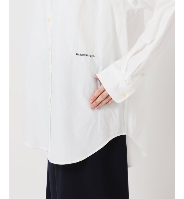 OUTDOOR PRODUCTS Usual Things「≪予約≫RATIONAL GIRLロゴ刺繍オックスフォードシャツ」|シャツ・ブラウス|