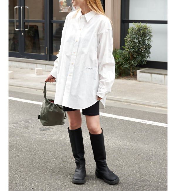 OUTDOOR PRODUCTS Usual Things「≪予約≫RATIONAL GIRLロゴ刺繍オックスフォードシャツ」|シャツ・ブラウス|