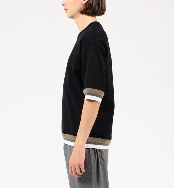 TOMORROWLAND MENS「TOMORROWLAND tricot リブライン ニットTシャツ」|ニット・セーター|