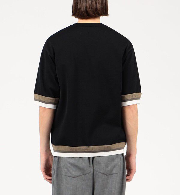 TOMORROWLAND MENS「TOMORROWLAND tricot リブライン ニットTシャツ」|ニット・セーター|