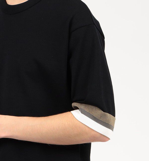 TOMORROWLAND MENS「TOMORROWLAND tricot リブライン ニットTシャツ」|ニット・セーター|