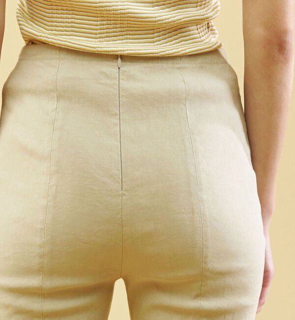 GALERIE VIE「リネンレーヨンストレッチ スリムパンツ」|その他|
