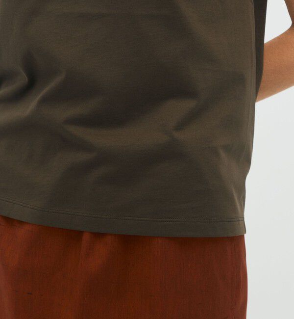 CABaN「コットン リブコンビクルーネックプルオーバー」|Tシャツ・カットソー|