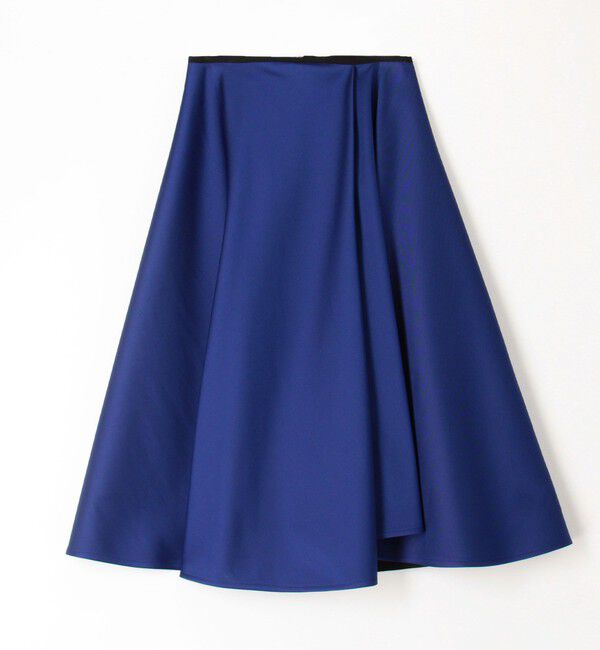TOMORROWLAND collection「ポリエステルシルクツイルタフタ リバーシブルスカート」|フレア|